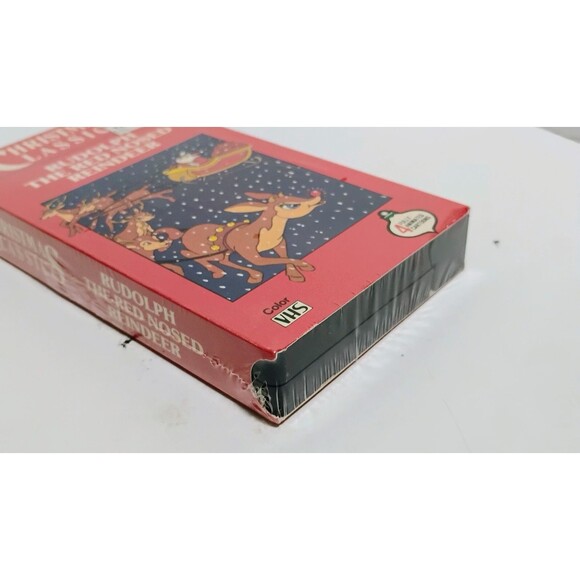 1987 NAV CHRISTMAS CLASSICS RUDOLPH THE RED NOSED REINDEER ANIMATED SEALED VHS - Picture 5 of 5